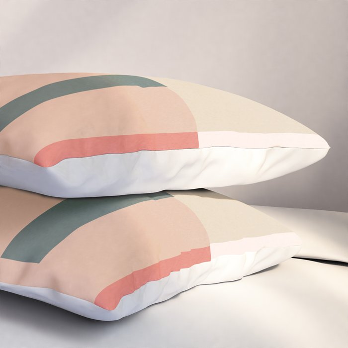 Minimal Geometric 154 Pillow Sham Gallery Image 3