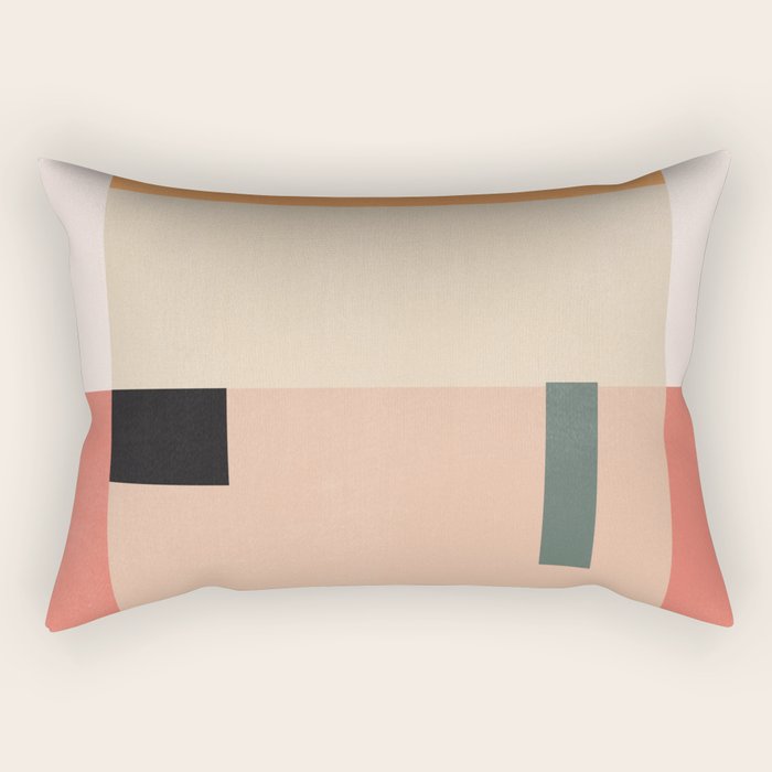 Minimal Geometric 154 Rectangular Pillow Gallery Image 2