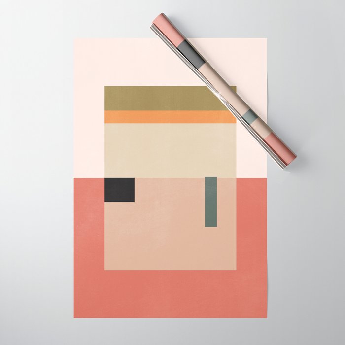 Minimal Geometric 154 Wrapping Paper Gallery Image 1
