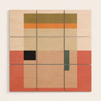 Minimal Geometric 154 Wood Wall Art Gallery Image 1