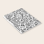 Graffiti sketch black and white drawing doodle pop art  Notebook Gallery Image 3