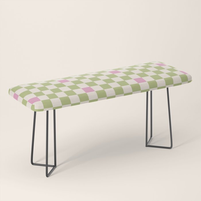 Checked - Strawberries And Mint Bench Gallery Image 1