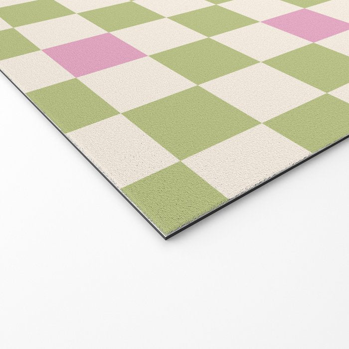 Checked - Strawberries And Mint Welcome Mat Gallery Image 2