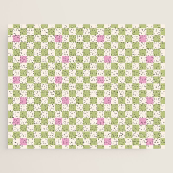 Checked - Strawberries And Mint Jigsaw Puzzle Gallery Image 1