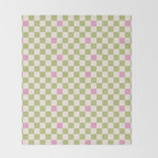 Checked - Strawberries And Mint Throw Blanket Gallery Image 2