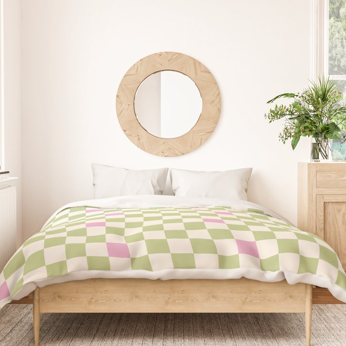 Checked - Strawberries And Mint Duvet Cover Gallery Image 3