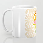 Retro Floral Lettering - You can always try again Coffee Mug Gallery Image 3