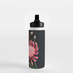 Abstract Mum Flowers // Protea // Peonies Water Bottle Gallery Image 2