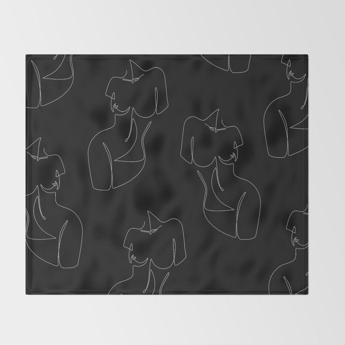 Curvalicious Night Throw Blanket Gallery Image 2