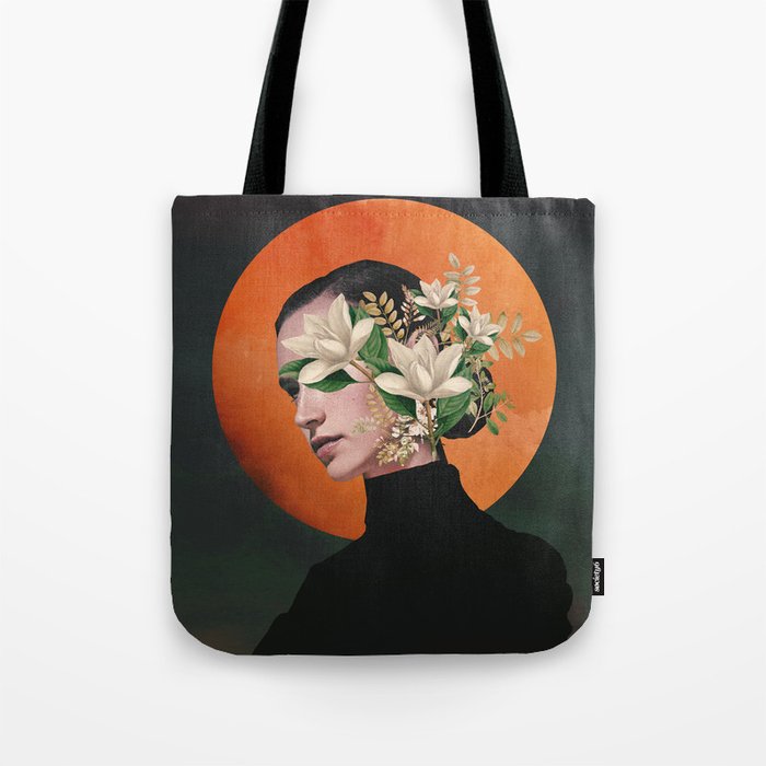 Lady Portrait 3 Tote Bag Gallery Image 1