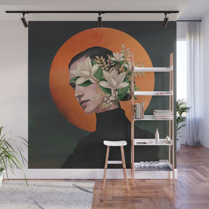 Lady Portrait 3 Wall Mural Gallery Image 1