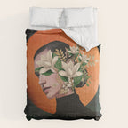 Lady Portrait 3 Comforter Gallery Image 6