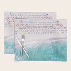 Life is a Beach, Helicopter Aerial Miami Beach Placemat Gallery Image 1