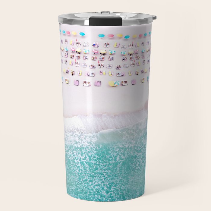 Life is a Beach, Helicopter Aerial Miami Beach Travel Mug Gallery Image 1