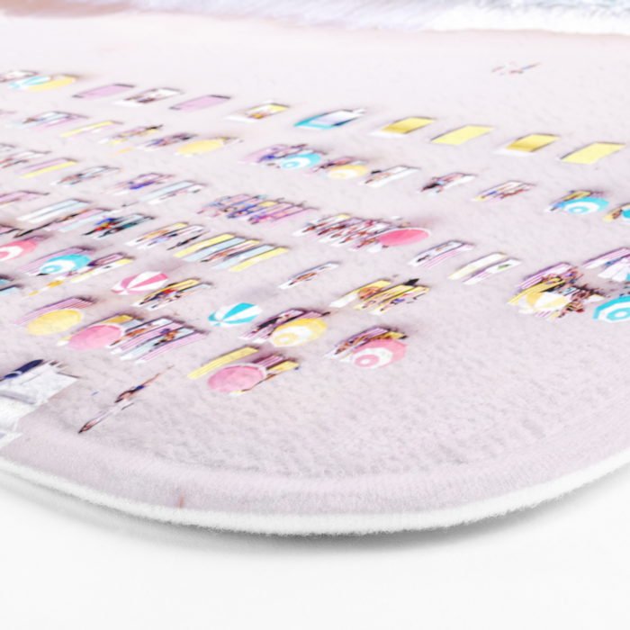Life is a Beach, Helicopter Aerial Miami Beach Bath Mat Gallery Image 3