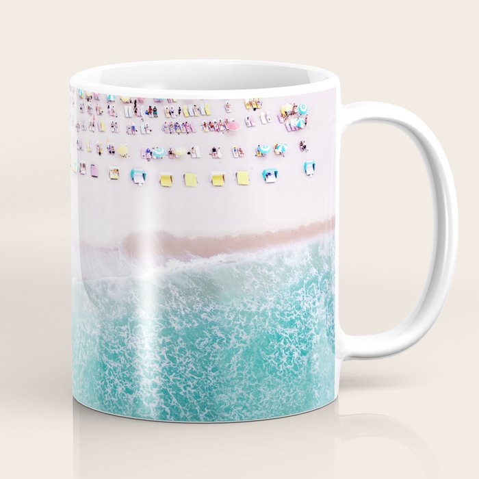Life is a Beach, Helicopter Aerial Miami Beach Coffee Mug Gallery Image 1