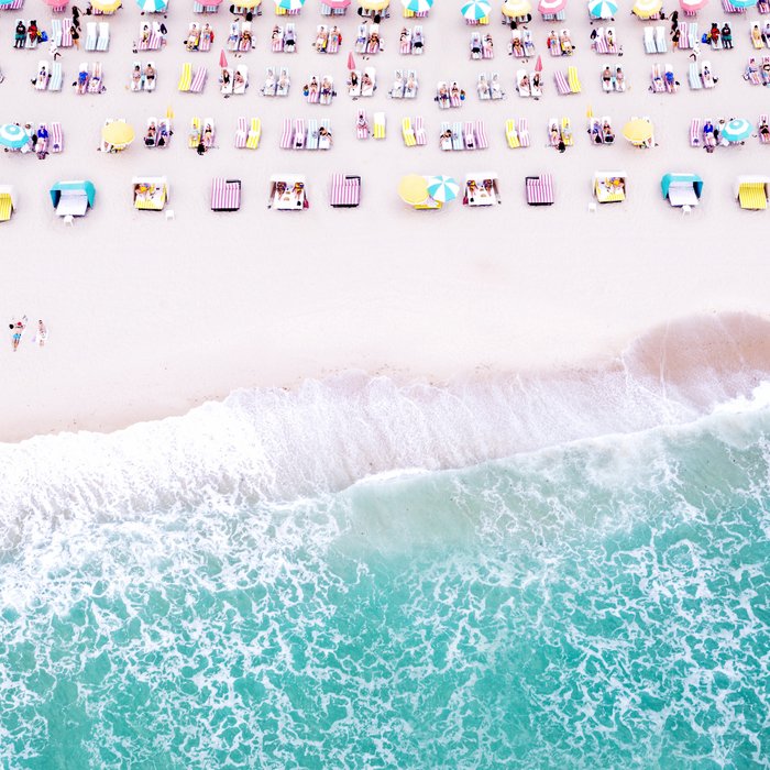 Life is a Beach, Helicopter Aerial Miami Beach Coffee Mug Gallery Image 2
