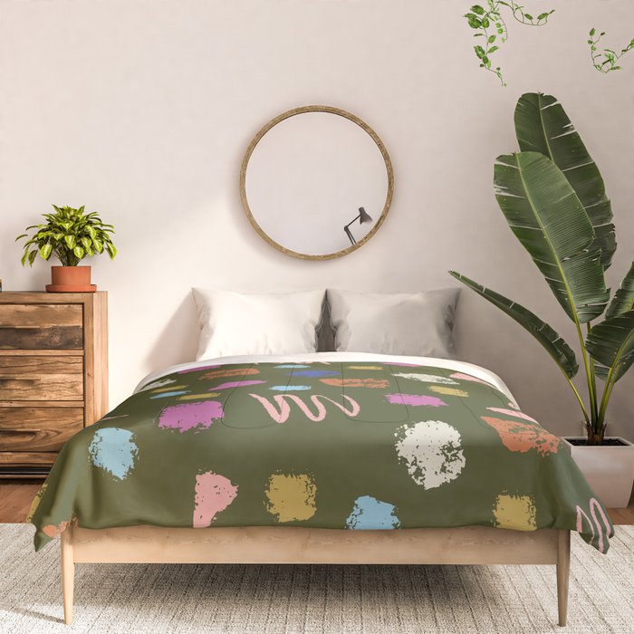 Colorful Geometric Art   Comforter Gallery Image 3