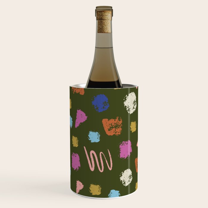 Colorful Geometric Art   Wine Chiller Gallery Image 1