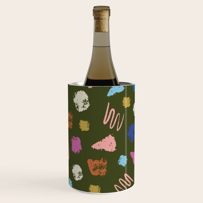 Colorful Geometric Art   Wine Chiller Gallery Image 3