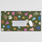 Colorful Geometric Art   Desk Mat Gallery Image 1