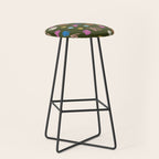Colorful Geometric Art   Stool Gallery Image 1