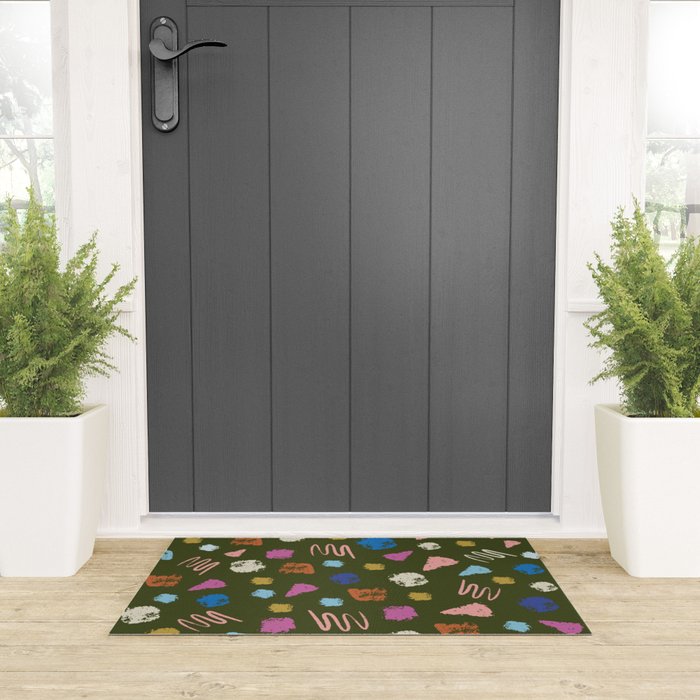 Colorful Geometric Art   Welcome Mat Gallery Image 3