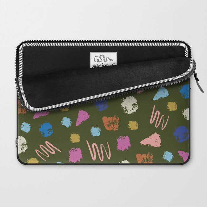 Colorful Geometric Art   Laptop Sleeve Gallery Image 2