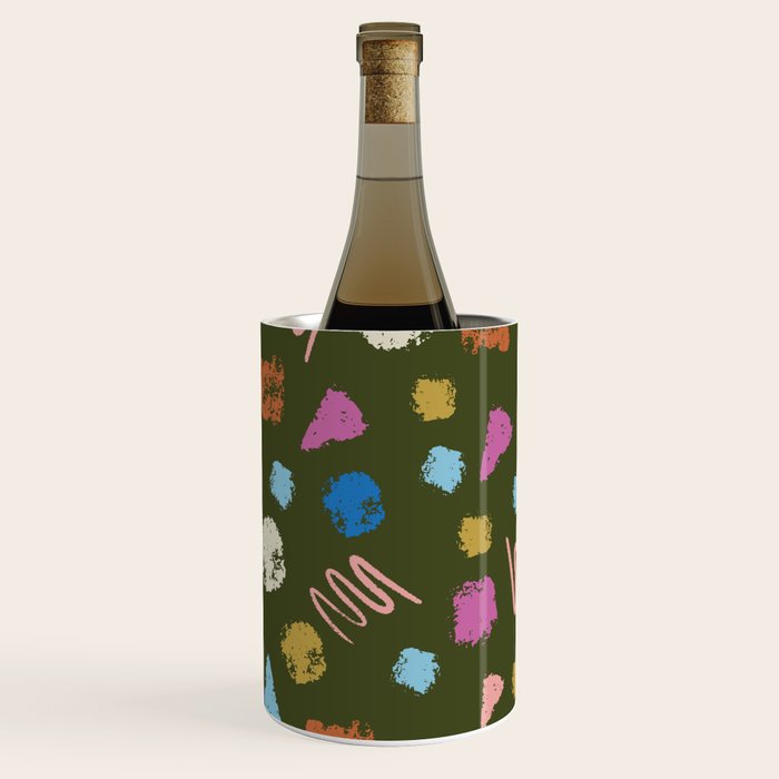 Colorful Geometric Art   Wine Chiller Gallery Image 2