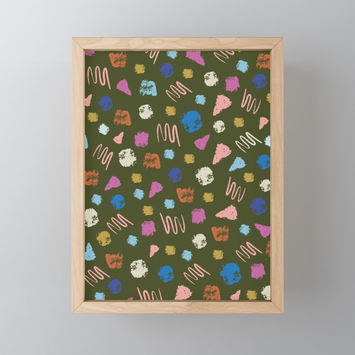 Colorful Geometric Art   Mini Art Print Gallery Image 1