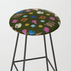 Colorful Geometric Art   Stool Gallery Image 2