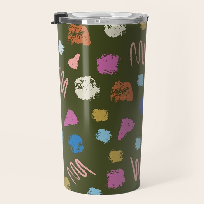 Colorful Geometric Art   Travel Mug Gallery Image 3