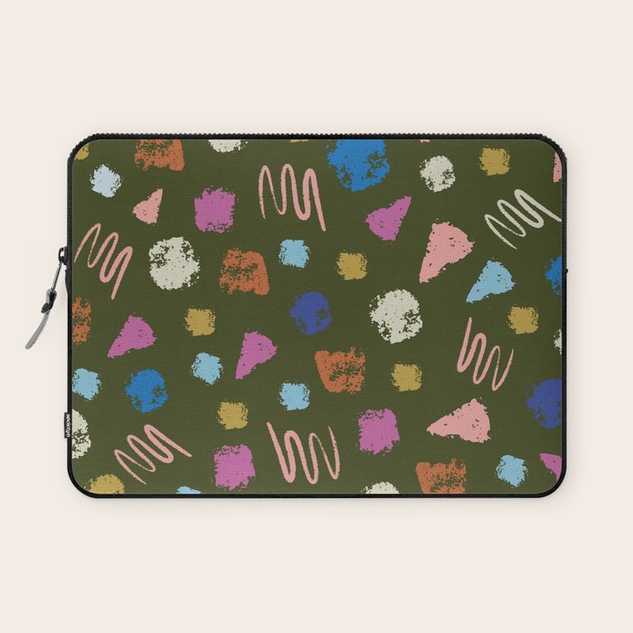 Colorful Geometric Art   Laptop Sleeve Gallery Image 1