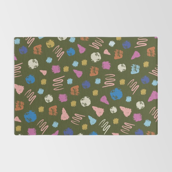 Colorful Geometric Art   Rug Gallery Image 2