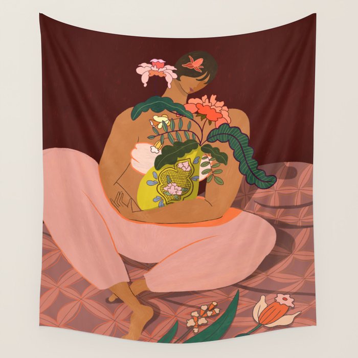 Plant Mama Wall Tapestry Gallery Image 4