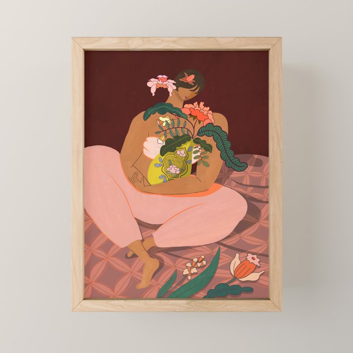 Plant Mama Mini Art Print Gallery Image 1