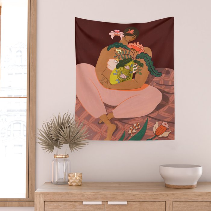 Plant Mama Wall Tapestry Gallery Image 2