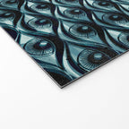 Hypnotized - vintage blue Welcome Mat Gallery Image 2