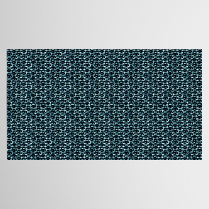 Hypnotized - vintage blue Tablecloth Gallery Image 2