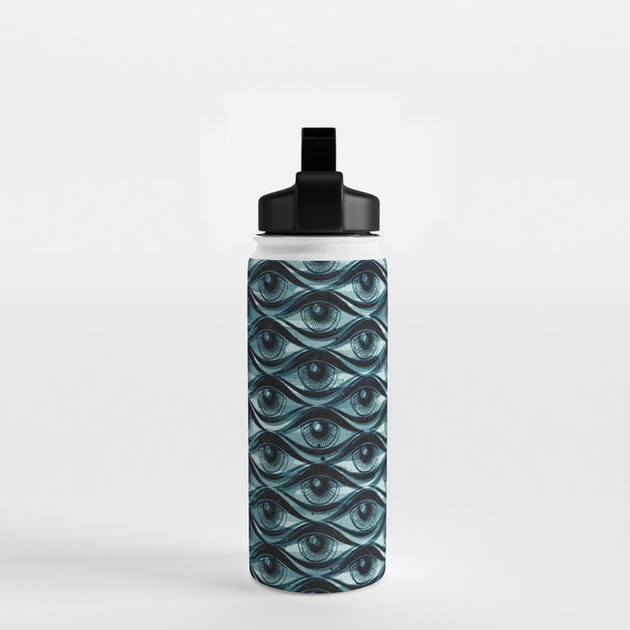 Hypnotized - vintage blue Water Bottle Gallery Image 2