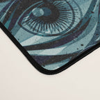 Hypnotized - vintage blue Desk Mat Gallery Image 4