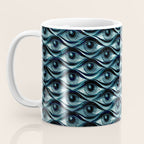 Hypnotized - vintage blue Coffee Mug Gallery Image 3