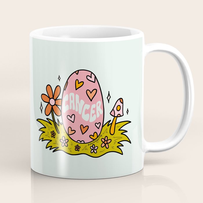 Cancer Easter Egg Coffee Mug Gallery Image 1