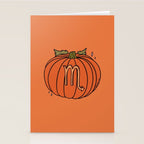 Scorpio Pumpkin Stationery Card Gallery Image 2