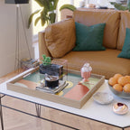 abstract geometric retro shapes II Serving Tray Gallery Image 2