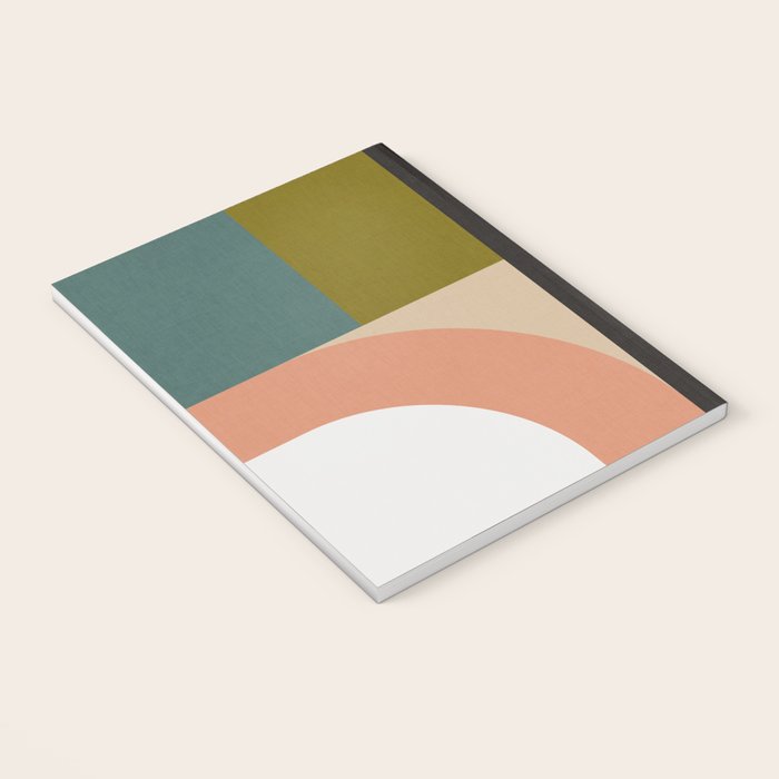 abstract geometric retro shapes II Notebook Gallery Image 3