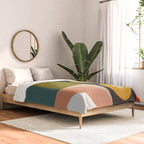 abstract geometric retro shapes II Comforter Gallery Image 2