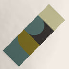 abstract geometric retro shapes II Yoga Mat Gallery Image 1