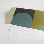 abstract geometric retro shapes II Wrapping Paper Gallery Image 2