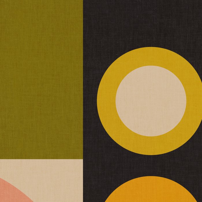 abstract geometric retro shapes II Coffee Mug Gallery Image 2